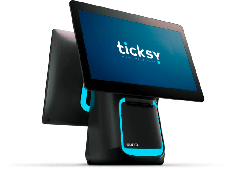 Software TPV hosteleria · Sunmi T2 T2s T2Lite