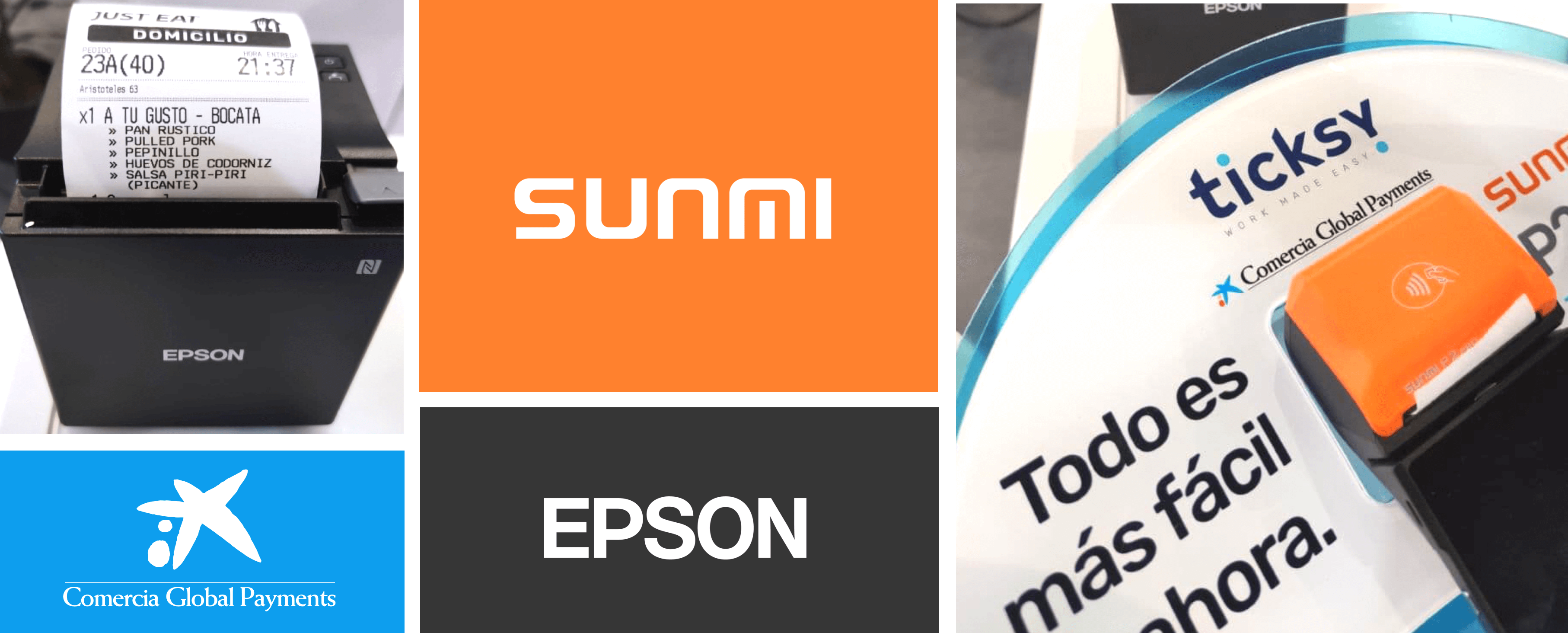 TPV-Hostelería-Software-Hostelería-Ticksy-HyT-Málaga-sunmi-epson-comercia